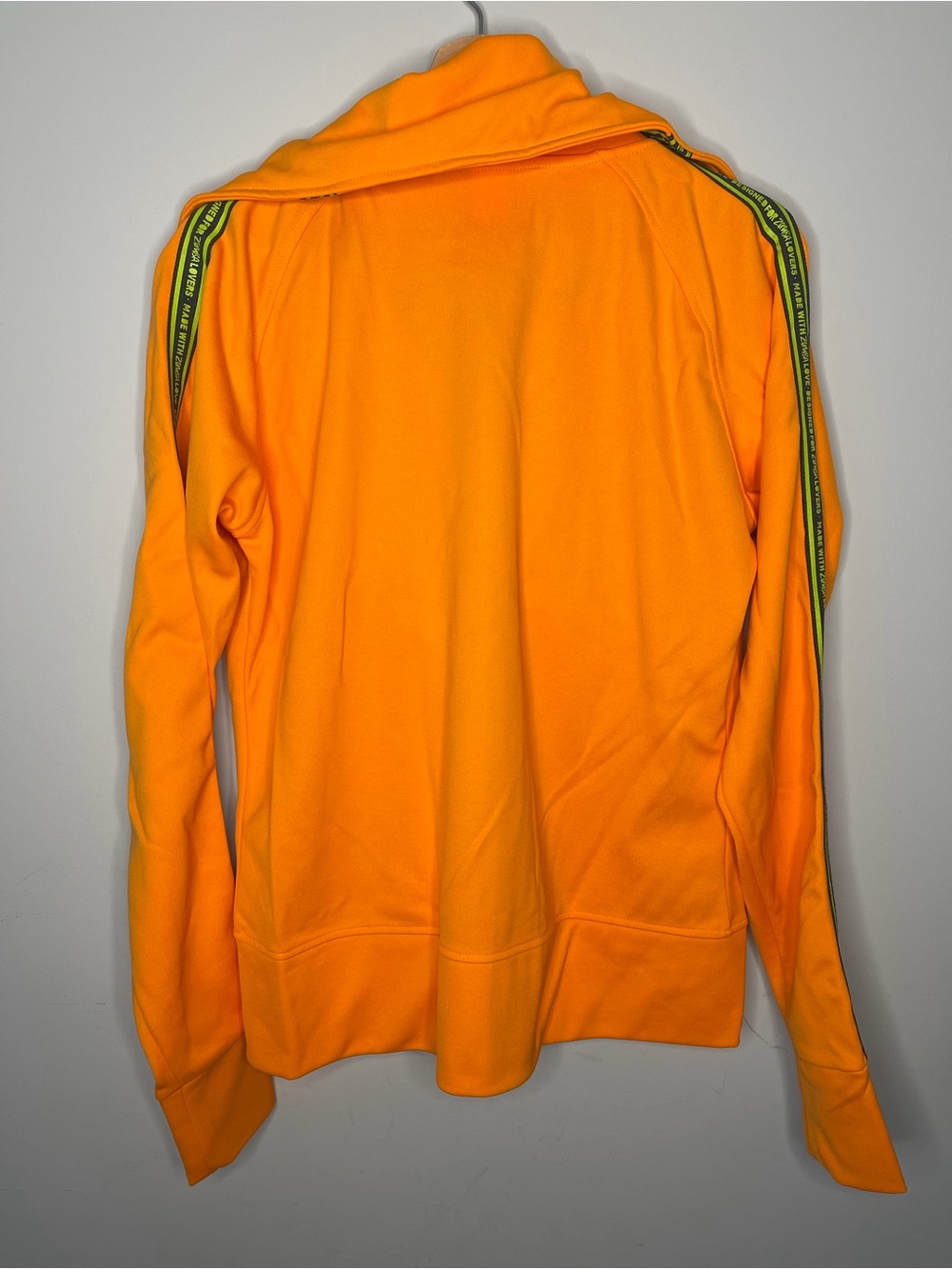 Ladies new Zumba Instructor track jacket gold orange XXl 2xl - Picture 6 of 7